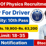 Driver Vacancy 2025